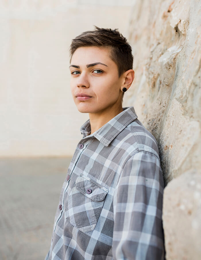 Beautiful Young Person Shirt Street
