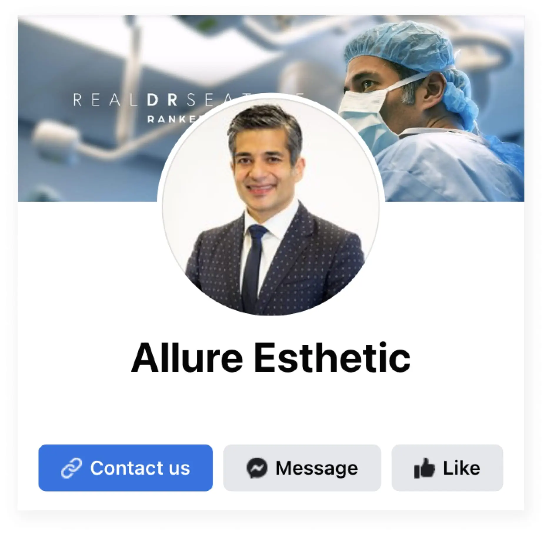 Follow us on Facebook - realdrseattle