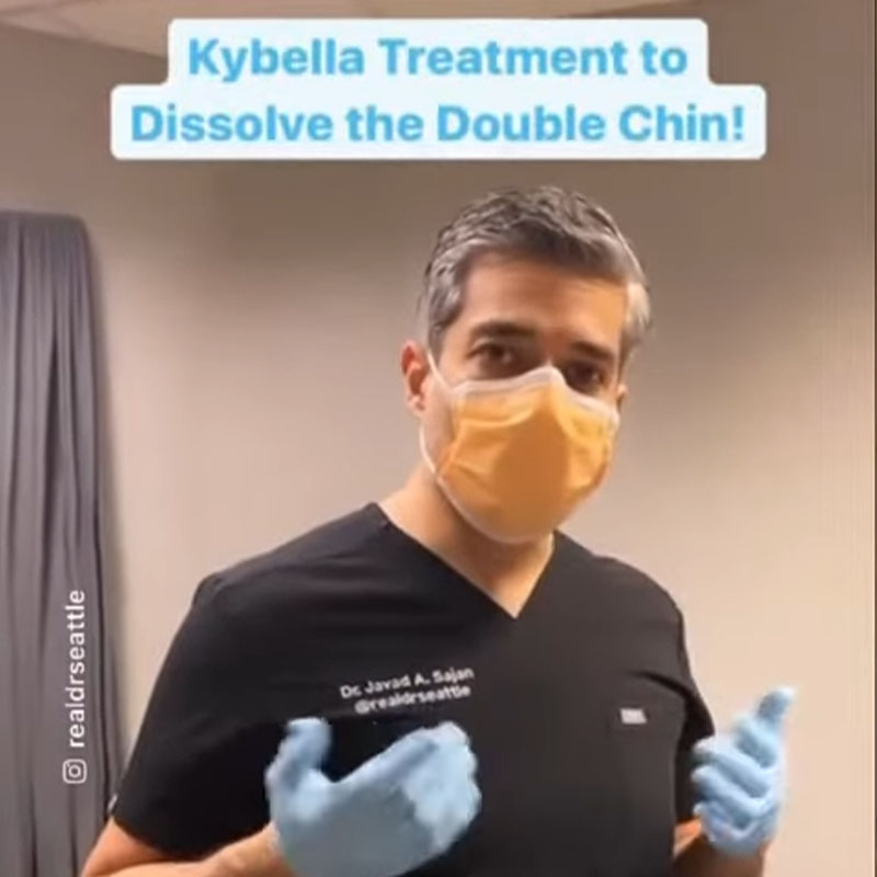 Injections to Dissolve Double Chin Fat! Kybella Injections for a Stronger Jawline!