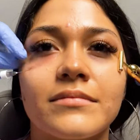 Tear Trough Filler Under-eye treatment by Dr. Seattle at Allure Esthetic