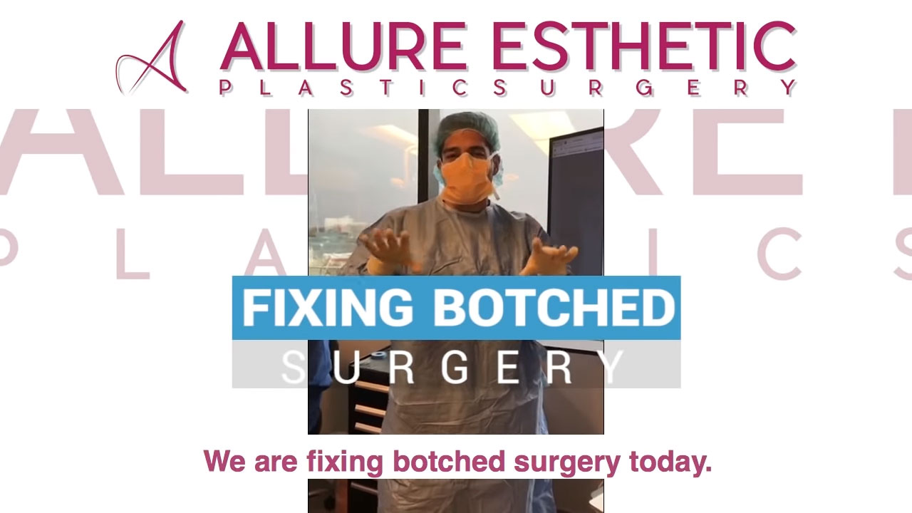 Botched Plastic Surgery Breast Augmentation Repair