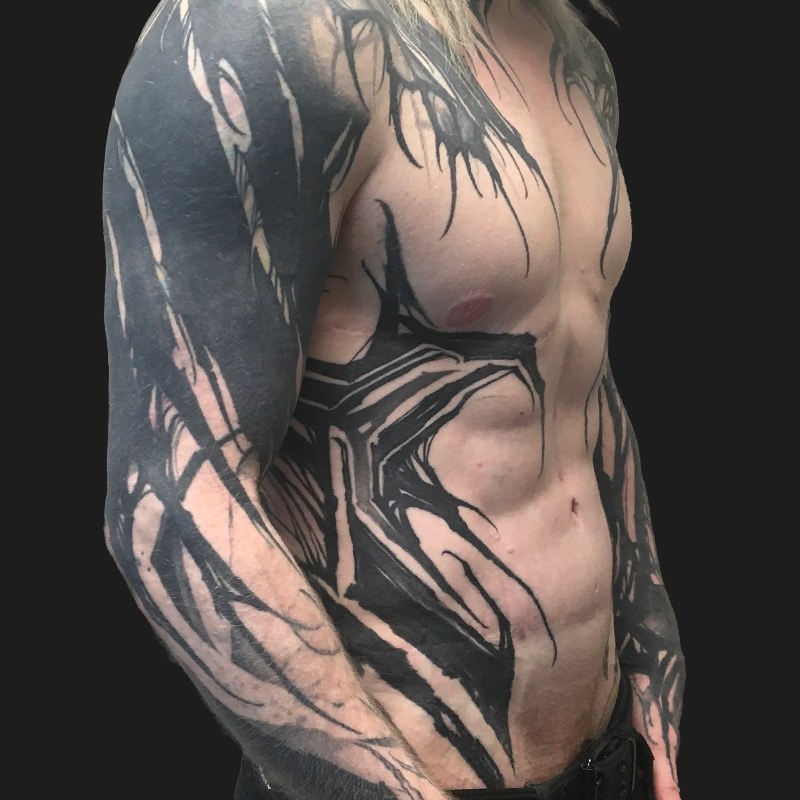 Abdominal Etching 02